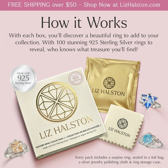 Colored Gem Collection - Mystery Ring Collection 925 Sterling Silver - Picture 2 of 5